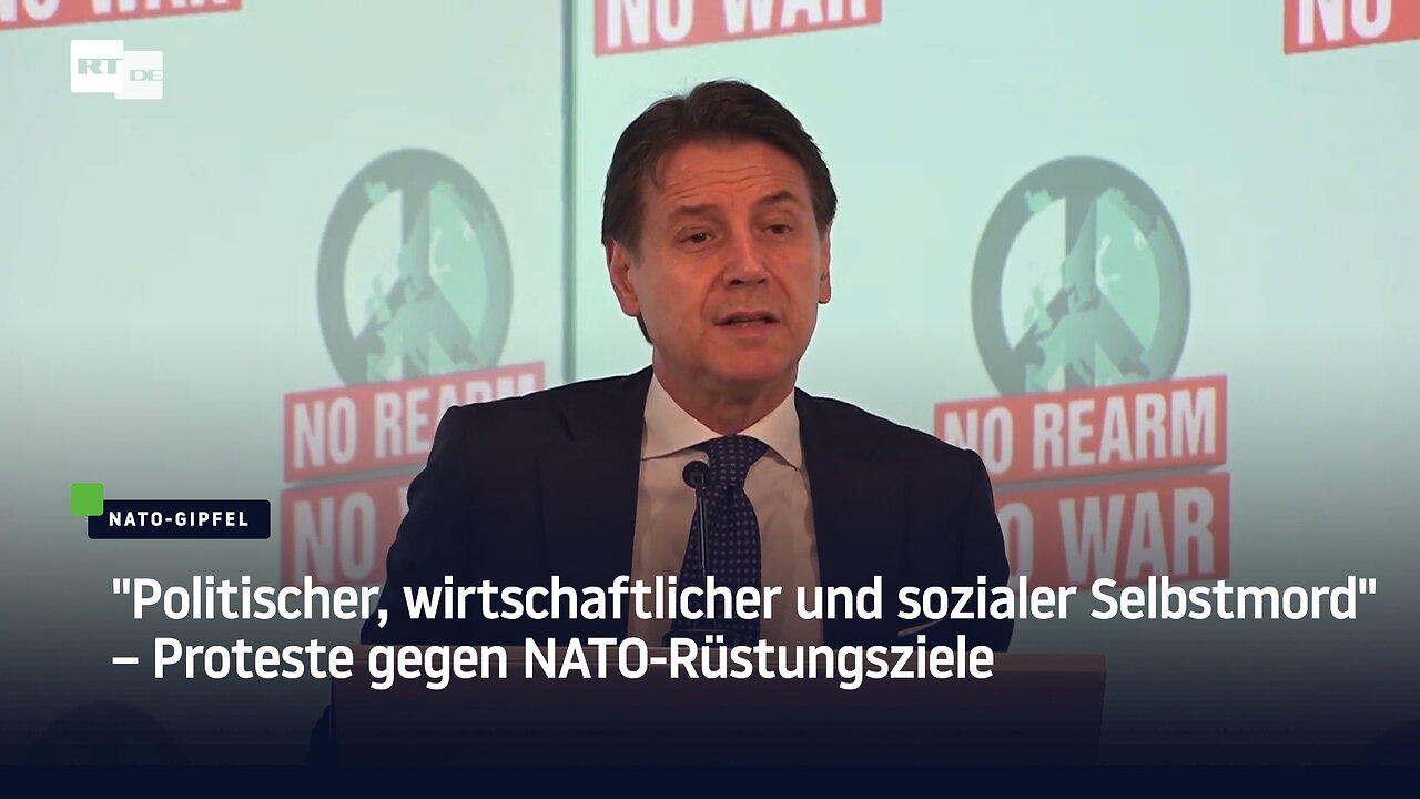 "Politischer, wirtschaftlicher und sozialer Selbstmord" – Proteste gegen NATO-Rüstungsziele