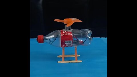 How to make a helicopter using plastic bottle