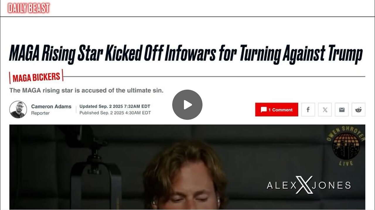 BREAKING: The 'Owen Shroyer Was Fired By Infowars Hoax Crashes & Burns!