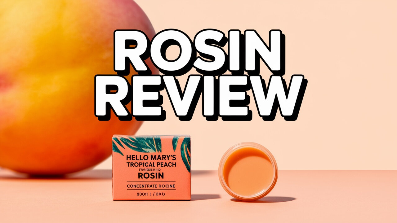 Hello Mary's Tropical Peach Rosin Review: Sweet & Fruity Vibes?