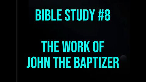 Bible Study #8: The Work Of John The Baptizer 📖 #signlanguage #talk #asl #knowledge