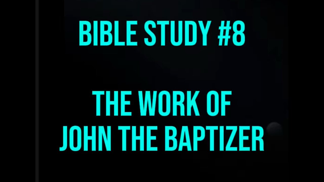 Bible Study #8: The Work Of John The Baptizer 📖 #signlanguage #talk #asl #knowledge