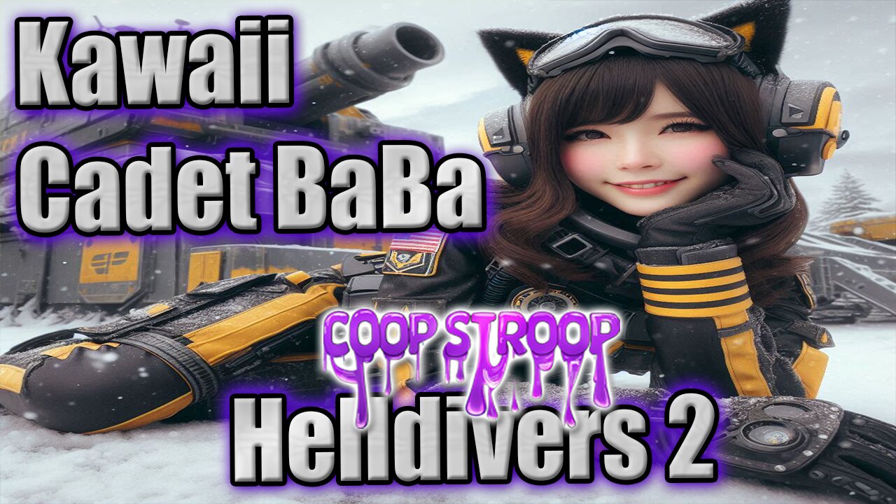 N00B WAIFU Kawaii Cadet! #Helldivers2 #Vtuber #Gamergirl