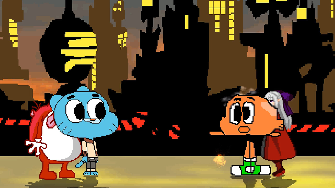 MUGEN - Gumball & Stimpy vs. Darwin & Ren - Download