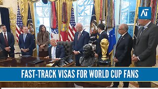 Trump Fast-Tracks World Cup Visas: Big Changes for 2026 Fans | US Politics | Amaravati Today