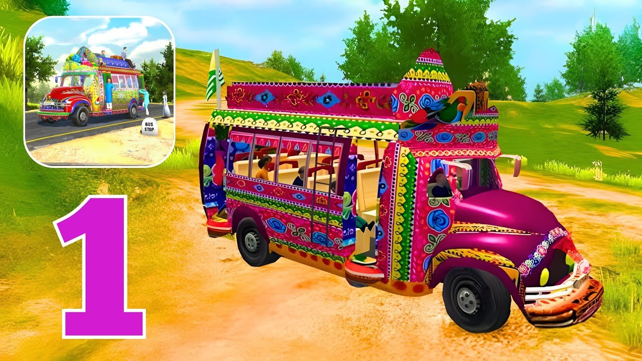 Pak Bus Simulator: Bus Game - Passengers | Gameplay Walkthrough | Part 1 (Android)