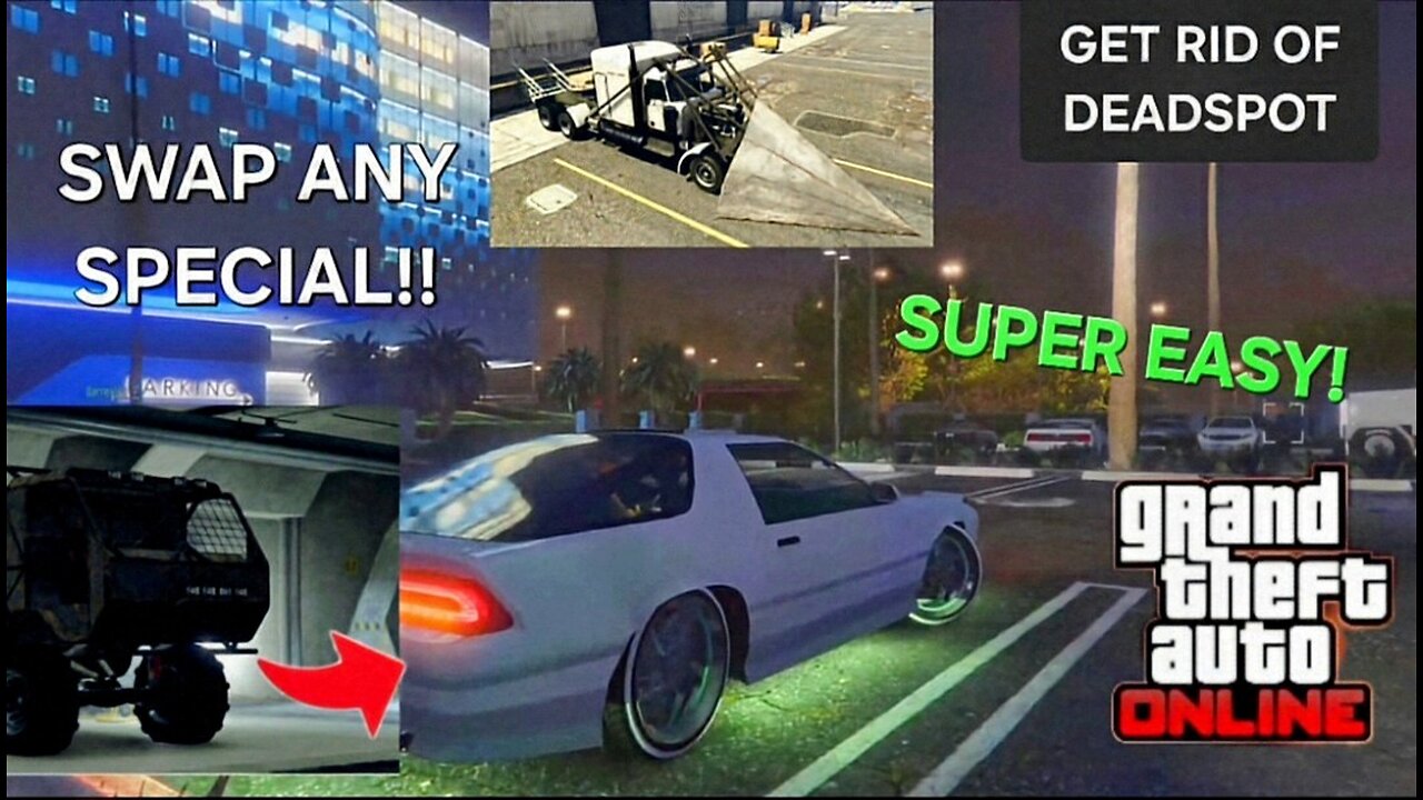 GTA Online - EASILY Receive Special Vehicle's/remove Deadspot in Your VEHICLE WAREHOUSE!