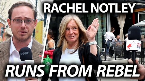 Rachel Notley runs from Rebel News!