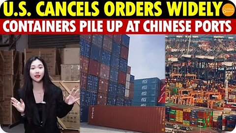 U.S. Cancels Orders on a Large Scale, China-U.S. Shipping Halts, Containers Pile Up at Chinese Ports