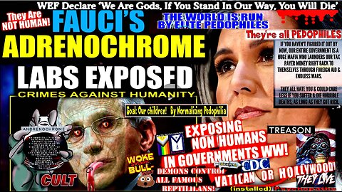 Tulsi Gabbard Exposes Fauci's Ukraine Biolabs as Adrenochrome Factories (compilation version)