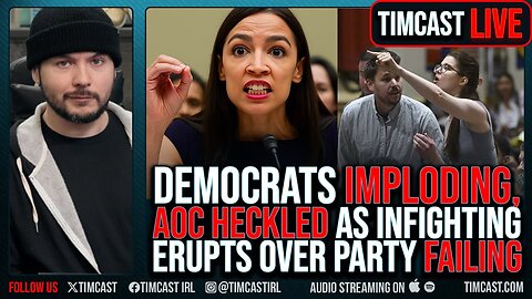Democrats IN CHAOS, AOC Heckled As Prominent Liberals Says PURGE The FAR LEFT Amid Polling DROP