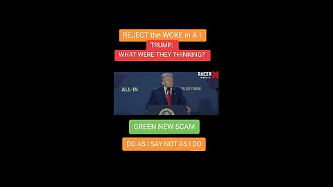 Trump signs executive order to take wokeness out of AI