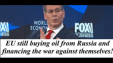 Scott Bessent to the EU regarding Greenland, Global Economy: take a chill pill