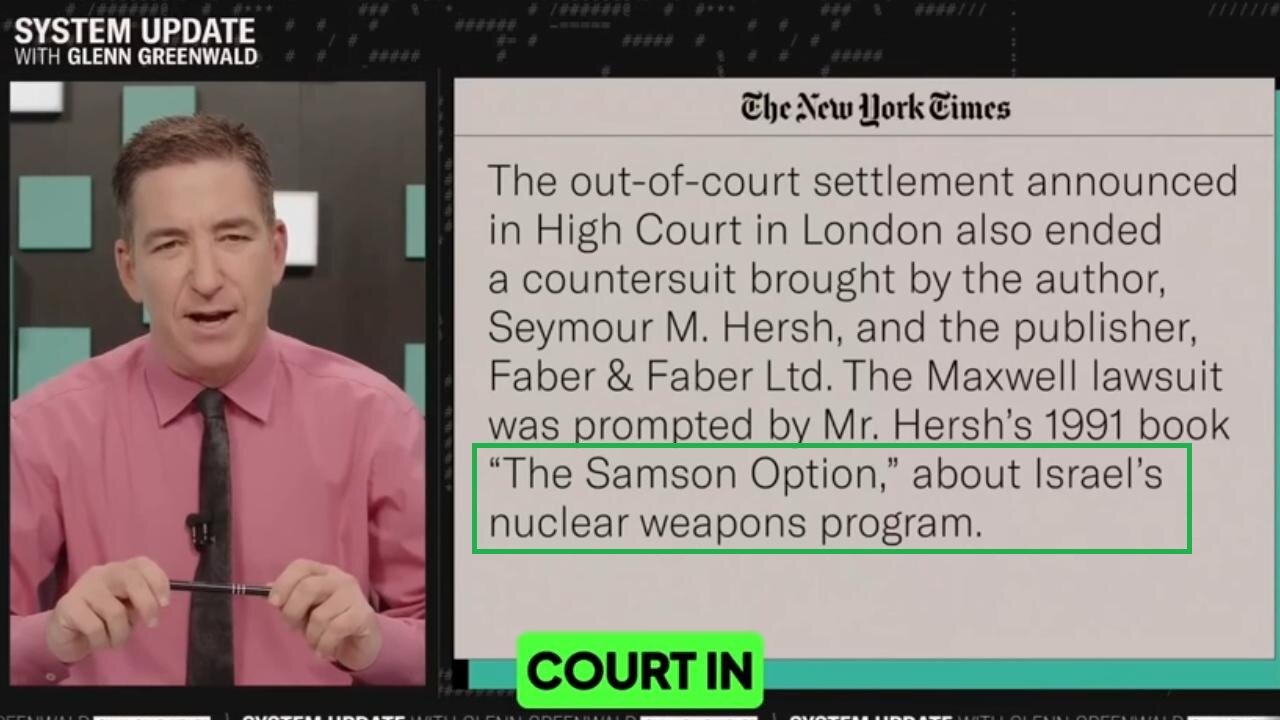 Epstein's girlfriend, Ghislaine... her dad Robert Maxwell worked for Israel intelligence (7.15.25)