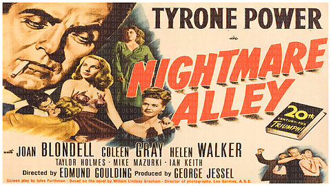 🎬 Nightmare Alley (1947) | TRAILER & FULL MOVIE LINK 