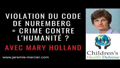 Violation du code de Nuremberg = crime contre l'humanité ?