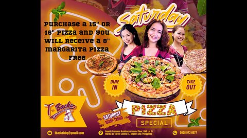 T-Backs Sports Bar and Grill Sports Schedule and Pizza special for Saturday June 21, 2025
