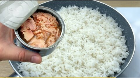Do you have rice 🍚 & canned 🥫 tuna at home? 2 recipes easy, quick & very tasty 💕💞🥰🥰❤️❤️❤️!!!!