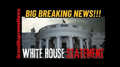 ⚠️ BREAKING!! SOMETHING BIG IS HAPPENING RIGHT NOW!! WHITE HOUSE URGENT STATEMENT