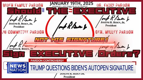 Autopen Signature Scandal - Conspiring Committee Of Democrats