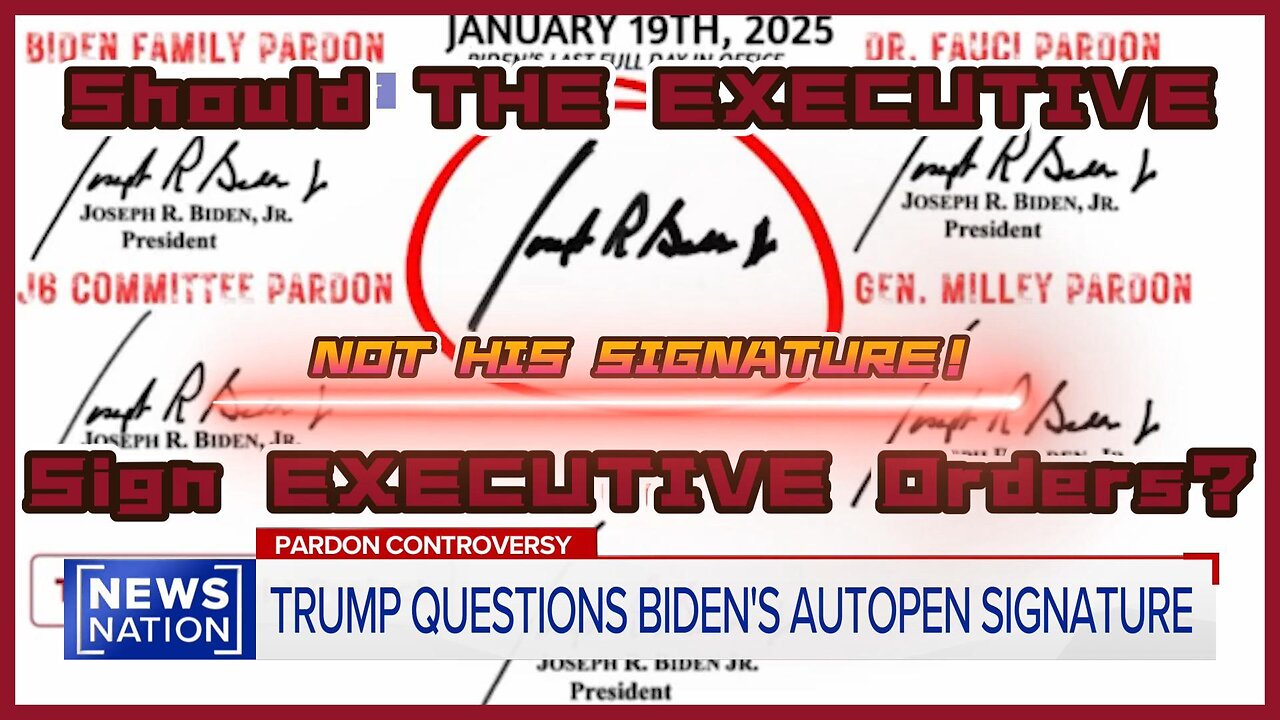 Autopen Signature Scandal - Conspiring Committee Of Democrats