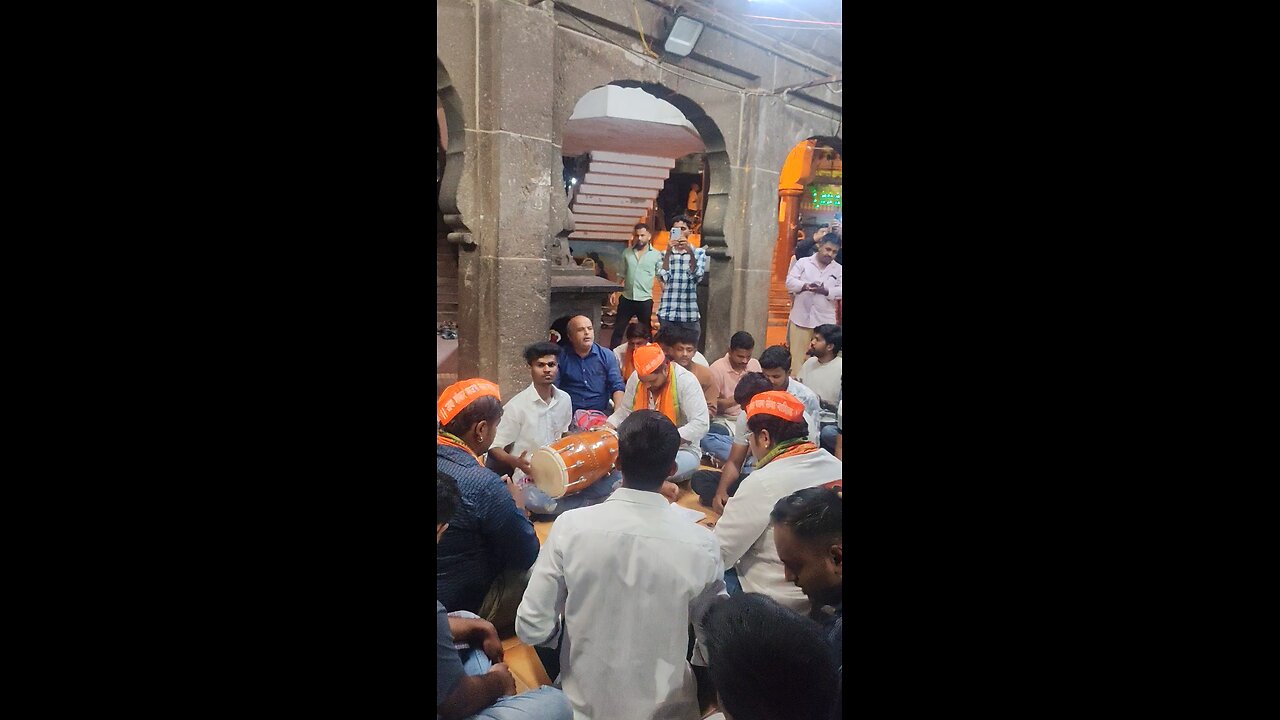Bhajan at Ganga ghat Nashik