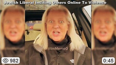 How'd U like to meet this in a dark alley? Liberal Inciting Others To Shoot people in the CROTCH