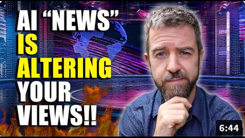 The DYSTOPIAN Future of News: How AI Is DECIDING WHAT YOU THINK!!