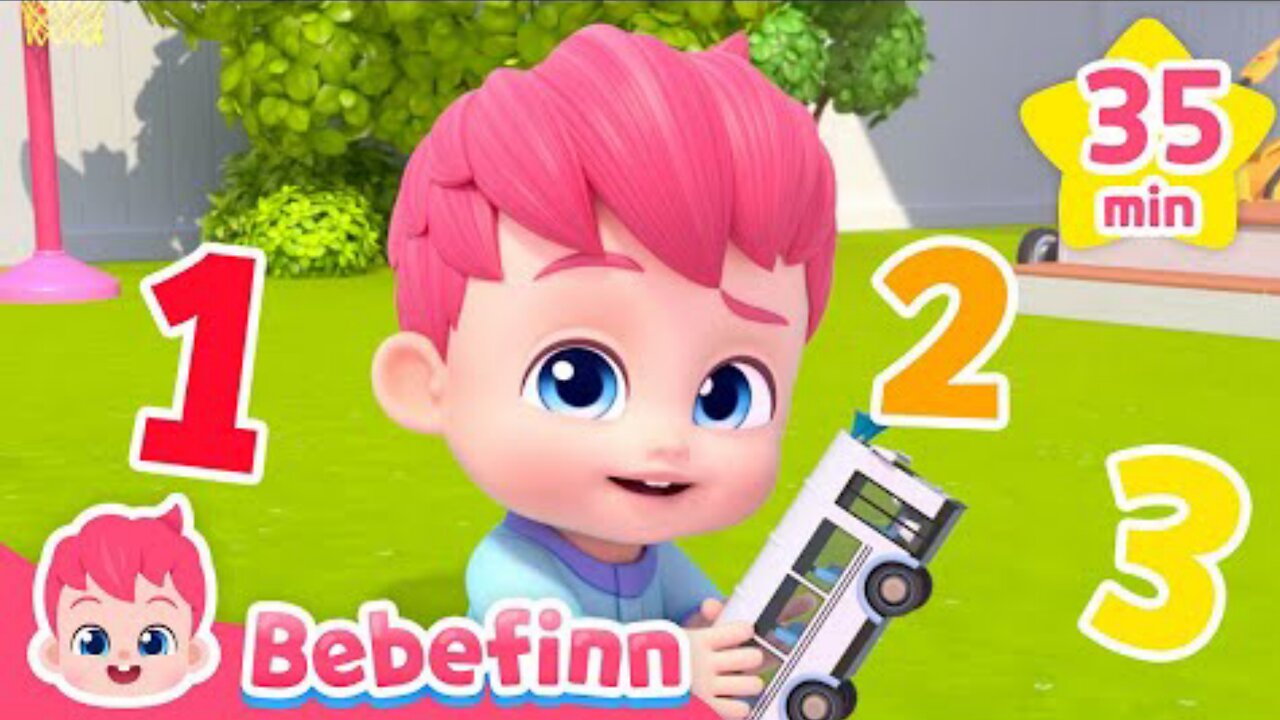 1,2,3 Learn Numbers and ABC | Bebefinn Fun Nursery Rhymes for Kids | Compilation