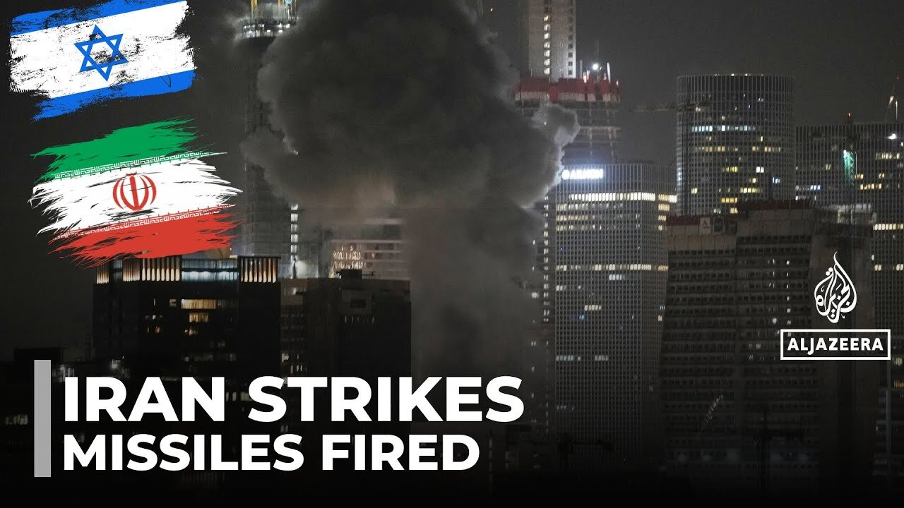 Iran retaliates to Israel_s attack_ Hundreds of missiles launched at Israeli cities