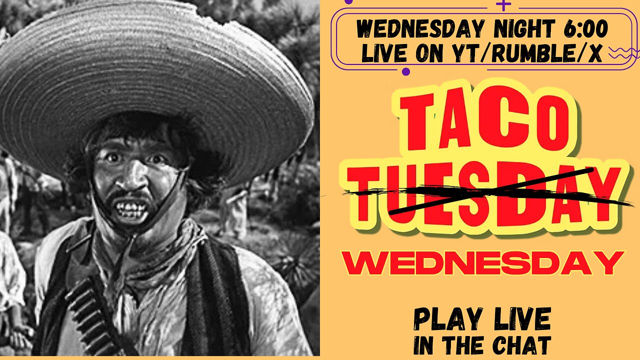 Taco Wednesday Live Stream