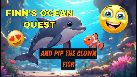 Finn’s Ocean Quest 🐬✨ | Animated Kids Story | Ocean Adventure with Dolphins & Magic Crystals