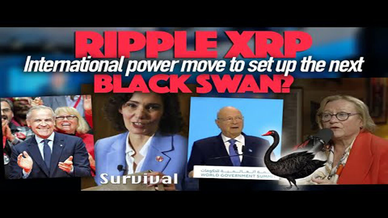 RIPPLE XRP: ARE THEY PUTTING THE NEXT BLACK SWAN IN PLAIN SIGHT THAT WILL USHER IN XRP + THE RESET?
