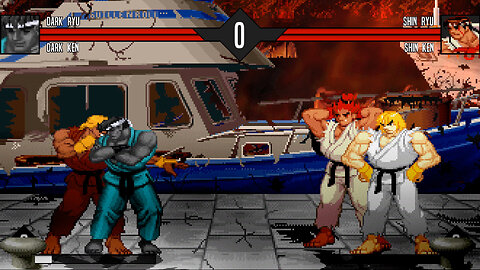 MUGEN - Dark Ryu & Dark Ken vs. Shin Ryu & Shin Ken - Download