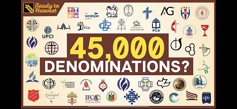 There are over 45,000 Christian denominations?