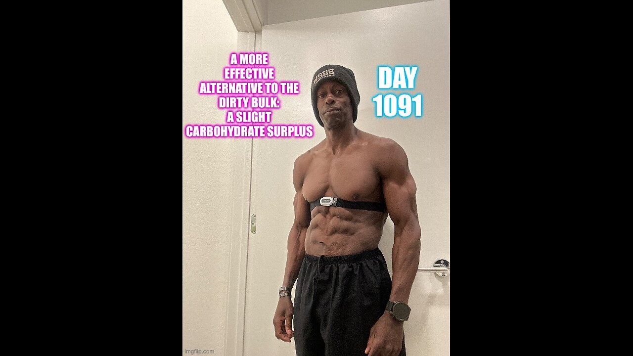 A more effective approach to bulking: The slight carb surplus model (Day 1091)