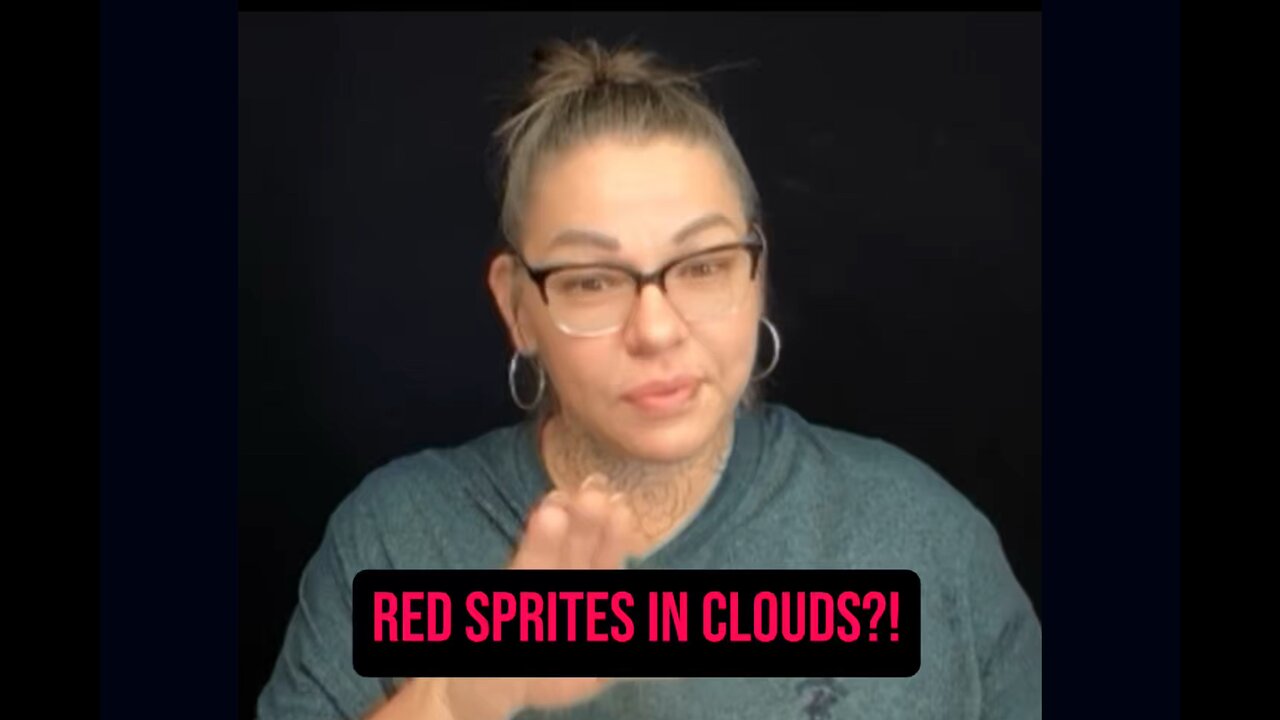 Red Sprites In Clouds?! 😱 #ASL #signlanguage #redsprites