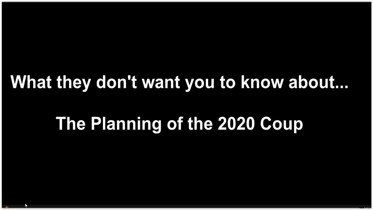The Real 2020 Coup in Cliff Notes
