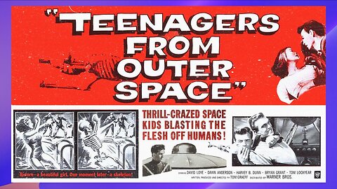 Teenagers from Outer Space ~ SciFi ~ Tom Graeff ~ Full Movie in HD