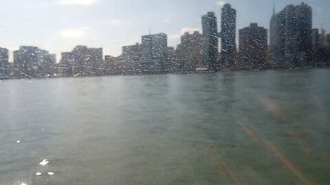 Ferry in Manhattan visiting for finance industry