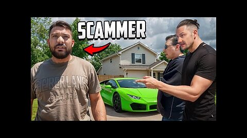 Scammer Confronted In Front of His LUXURY CAR