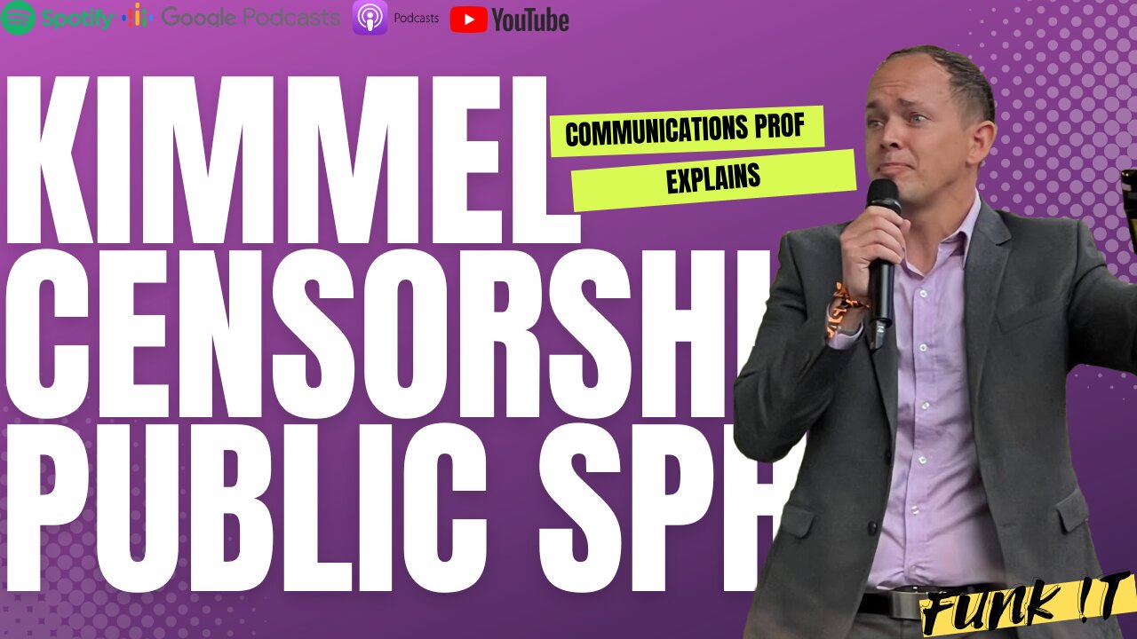Kimmel, Censorship, and the New Public Sphere