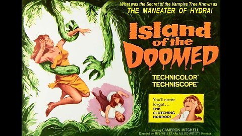 ISLAND OF THE DOOMED 1967 AKA The Maneater of Hydra - It's a Carnivorous Plant! FULL MOVIE VHS Copy