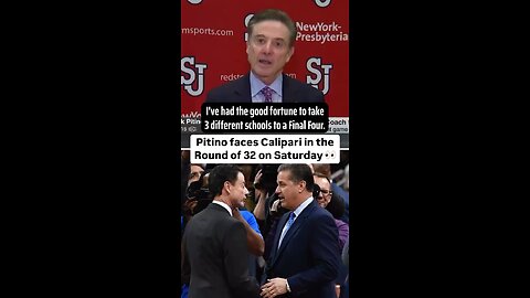 Coach Pitino said this when asked about taking St. John’s to a final 4!