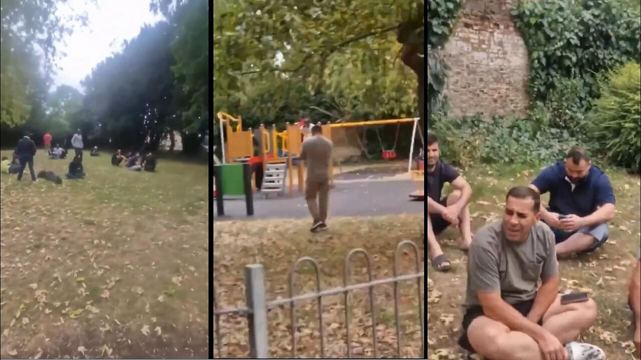 In Children's Park, Englishman asks: "Why are you in England? You're putting our children at risk"