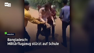 Bangladesch: Militärflugzeug stürzt auf Schule