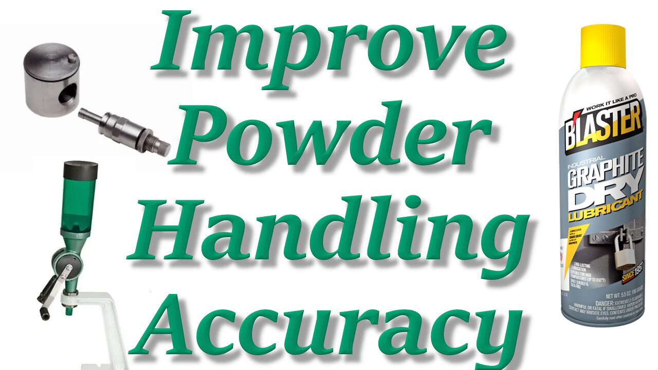 Getting the most accuracy from your powder measuring systems...Eliminate static cling