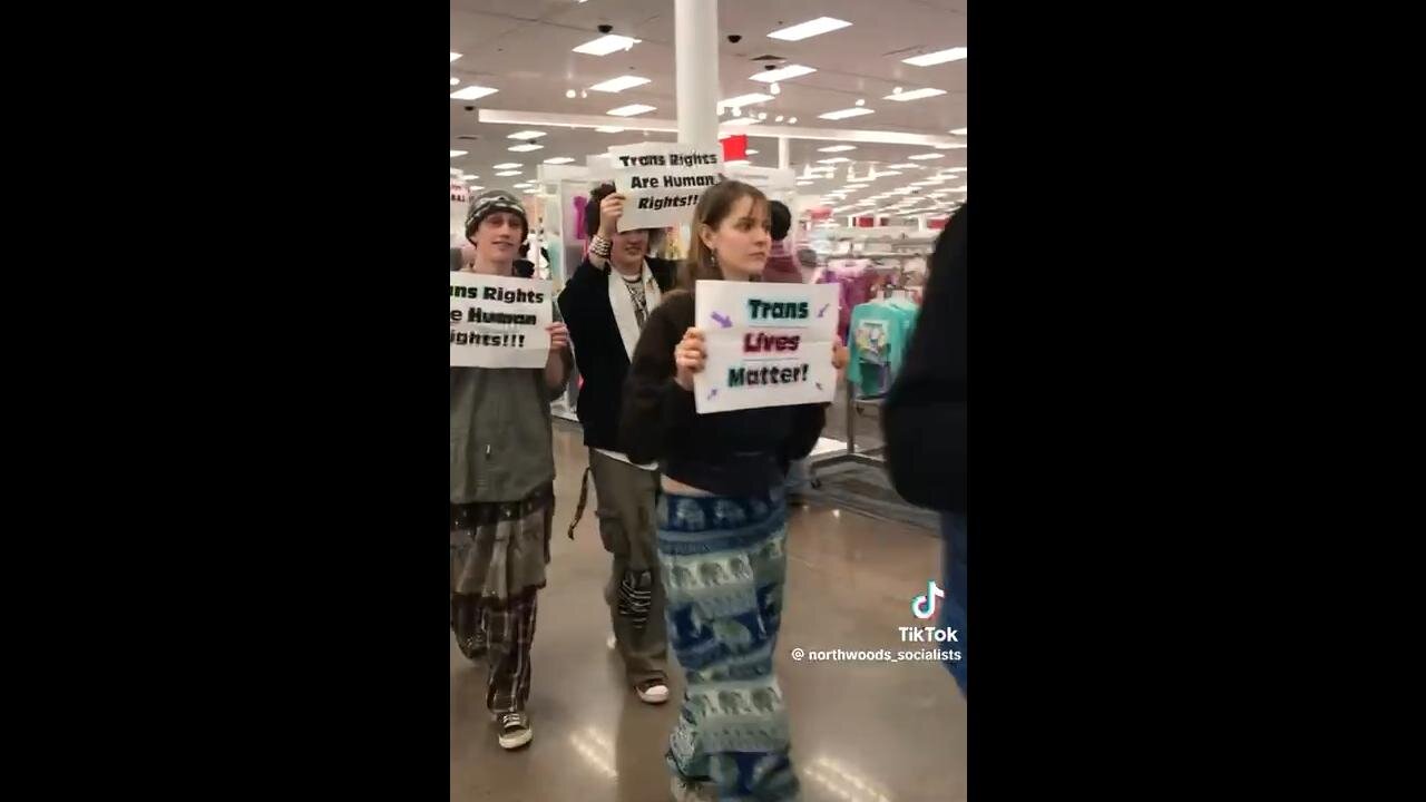 Meanwhile... Target protest