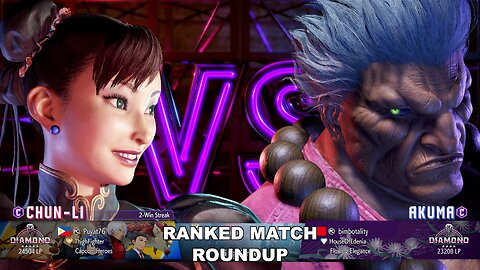 Kuya Kalbo SF6 Ranked Match Roundup. Chun Li 4 star Diamond Rank [Hori Fight Stick]