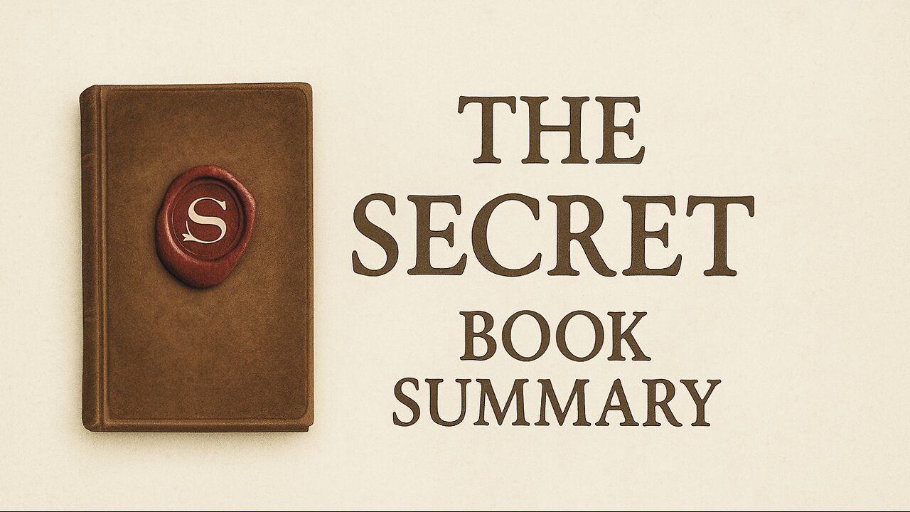 "The Secret Book Summary in Hindi | जीवन बदलने वाली सोच | Law of Attraction Explained"